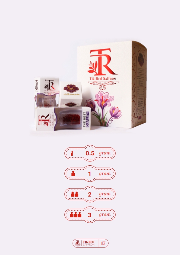 AZIN PACKING saffron tik red