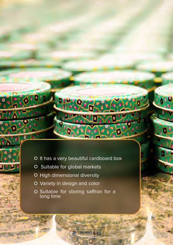 saffron tick red METAL UTENSILS